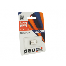 Флеш-накопичувач Mibrand Hawk, USB 2.0, 32GB, Metal Design, Blister