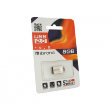 Флеш-накопичувач Mibrand Hawk, USB 2.0, 8GB, Metal Design, Blister