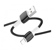 Кабель Borofone BX84, Lighting-USB, 2.4A, довжина 1м, Black, BOX