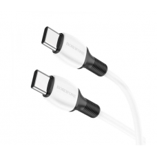 Кабель Borofone BX84, Type-C-Type-C, 3A, 60W, довжина 1м, White, BOX
