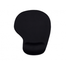 Коврик c подушкой 228*192 мм RJF-05 (круглый) тканевый, толщина 2 мм, Black, Blister
