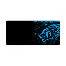 Коврик 300*700 тканевой Blue tiger с боковой прошивкой, толщина 2 мм, Black, Пакет