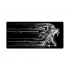 Коврик 300*700 тканевой Ghost Wolf с боковой прошивкой, толщина 2 мм, Black, Пакет
