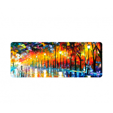 Коврик 300*700 тканевой Autumn Evening с боковой прошивкой, толщина 2 мм, цвет Mix, Пакет