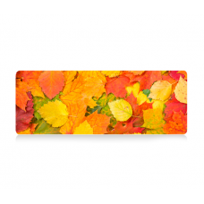 Коврик 300*700 тканевой Autumn leaves с боковой прошивкой, толщина 2 мм, Пакет