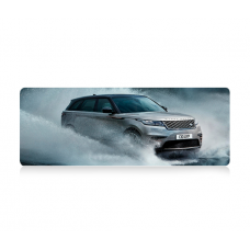 Коврик 300*700 тканевой Range Rover с боковой прошивкой, толщина 2 мм, Grey, Пакет
