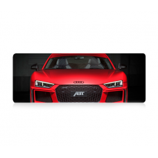 Коврик 300*700 тканевой Audi с боковой прошивкой, толщина 2 мм, Red, Пакет