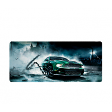 Коврик 300*800 тканевой Ford Mustang GT с боковой прошивкой, толщина 3 мм, Green, Пакет