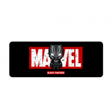 Коврик 300*800 тканевой Black Panther с боковой прошивкой, толщина 2 мм, Пакет