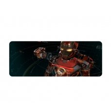 Коврик 300*800 тканевой Iron Man 25 с боковой прошивкой, толщина 2 мм, Пакет