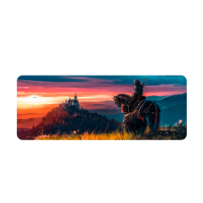 Коврик 300*800 тканевой Witcher 10 с боковой прошивкой, толщина 2 мм, Пакет