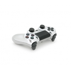 Геймпад Brazzers бездротовий для PS4 Wireless DUALSHOCK 4, роз'єм для навушників, LED light bar, Silver-White, 3.7V, 600mAh, Blister-box