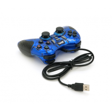 Геймпад Brazzers BR-8700 проводной для ПК, USB 2.0, Blue, Blister