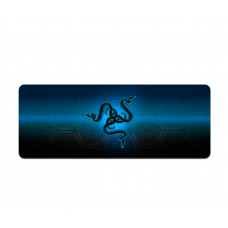 Коврик 400*900 тканевой RAZER 28 с боковой прошивкой, толщина 2 мм, цвет Black / Blue, Пакет