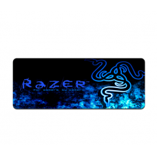 Коврик 400*900 тканевой RAZER 25 с боковой прошивкой, толщина 2 мм, цвет Black / Blue, Пакет