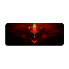 Коврик 400*900 тканевой "Diablo7" с боковой прошивкой, толщина 2 мм, Пакет