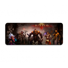Коврик 400*900 тканевой "Diablo8" с боковой прошивкой, толщина 2 мм, Пакет