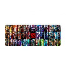 Коврик 300*700 тканевой DOTA2 "Heroes28", толщина 2 мм, OEM