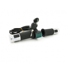 Ручка газа с ключем для электровелосипеда 12-72V+вольтметр, Box