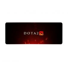 Коврик 300*700 тканевой DOTA2, толщина 3 мм, цвет Black-Red, OEM