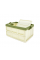 Органайзер пластиковый с крышкой в багажник автомобиля, 400x280х230mm, Green