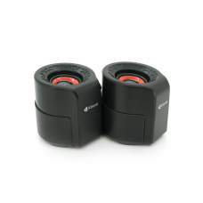 Колонки 2.0 Kisonli A-909 для ПК и ноутбука, USB + 3.5mm, 2x3W, 20Hz- 20KHz, 190х95х110mm, black