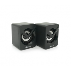 Колонки 2.0 Kisonli L-1040 для ПК и ноутбука, USB + 3.5mm, 2x3W, 20Hz- 20KHz, 20X11X13mm, black