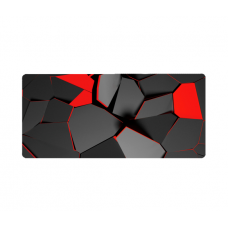 Коврик 300*600 тканевой "Abstraction 3D" с боковой прошивкой, толщина 2 мм, Пакет