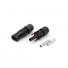 Коннектор MC4 YRO DC 1000V, 30A, луженый-медный под зажим, под сечение 1.5-4mm2, под кабель 4-6mm, огнестойкость UL94-VO, IP67