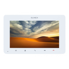 AHD відеодомофон Slinex SM-07MHD (white), 7” TFT екран, запис руху, слот microSD, 193×123×18 мм