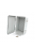 Розподільна коробка, два замки, IP65, ABS, 290х190х140 мм, White