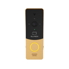 AHD панель виклику Slinex ML-20CRHD (black / gold), 2 Мп, EM-Marin зчитувач, кут огляду 115°, 45×130×24 мм