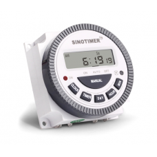 Таймер тижневий Sinotimer TM619-2, програмований, 16А, 200-250V, 60х60х30 мм