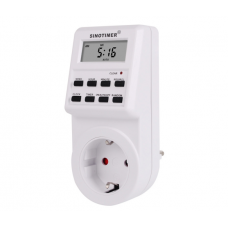Розетка c цифровим тижневим таймером Sinotimer TM516, 16A, 3000W, 230V