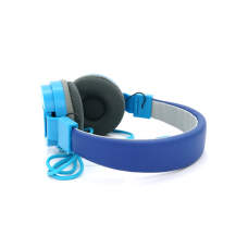 Навушники провідні Jedel WAVE6, з мікрофоном, Blue-Black, Box