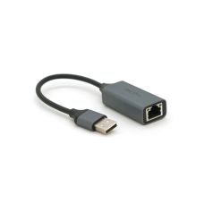 Контролер USB 2.0 to Ethernet VEGGIEG - Мережевий адаптер 10 / 100Mbps з проводом, RTL-8152B, White, Blister-Box