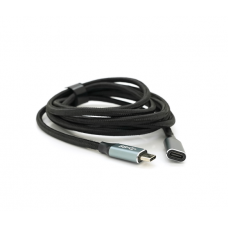 Удлинитель Type-C to Type-C (USB 3.2 GEN2 male to female), оплетка, Black, длина 2м, поддержка 100W / 10Gbps, 4K60HZ audio / video outpout, BOX