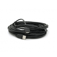 Удлинитель USB 2.0 AM / AF, 10.0m, 1 феррит, Black