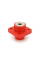 Корпусная проходная клемма 150A-C, М8-М8, 150A, 600V, ≤0,6 мОм, медь, IP54, Red
