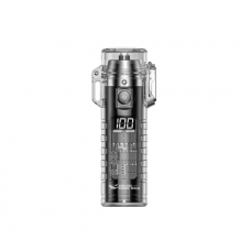 Зажигалка дуговая с фонариком KY-BD, LED 3 режима, Li-ion 260mAh, Type-C, IP56, 95x28mm, Black, BOX