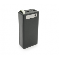 Power bank Voltronic C14 под 14х18650, Wireless charger, Digital display, Output: 10W, Micro-USB, Type-C, Lightning, ABS, PVC, Black, BOX