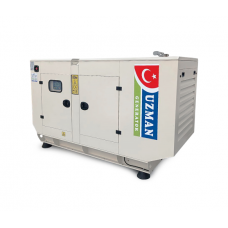 Генератор дизельный Uzman Ricardo (UZM R-90) 90 KVA / 72KW, трехфазный 230 / 400V, 50Hz, объем 190 л, 2400x1000x1550 мм (AVR+ATS(АВР) в комплекте)