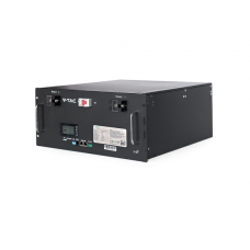 Аккумуляторная батарея V-TAC LiFePO4 48V 200Аh 9,6kWh,(100 / 100A) 445x244x500mm, 78kg