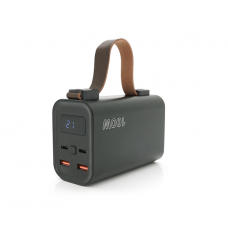 PowerBank 100W KP KG-300 30000mAh, Input:(Type-C), Output:(USB,Type-C), PD100W для Laptop, plastic, Black, Box
