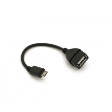 Кабель USB 2.0 AF / Micro-B OTG, 0.1m, Box