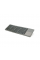 Клавіатура бездротова B033, розкладна, 64 клавіші, Touchpad, (Eng / Pyc), 2.4G, Gray, 300x98mm, Box