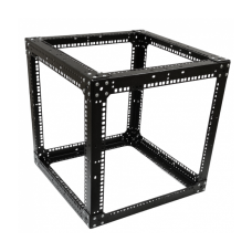 Стійка-кронштейн Cube 19" 9U 550х550х550 мм, посилена, чорна
