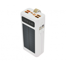 Powerbank ACL PW-90 30000mAh, SOLAR, TypeC + Lighting, WHITE, Box