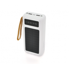 Powerbank ACL PW-61 30000mAh, SOLAR, Type-C / Lighting / Micro / USB, WHITE, Box