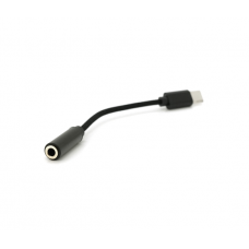 Кабель-перехідник KIN KY-222 Jack 3.5mm(F) => Type-C(M), 0.1м, Black, Box